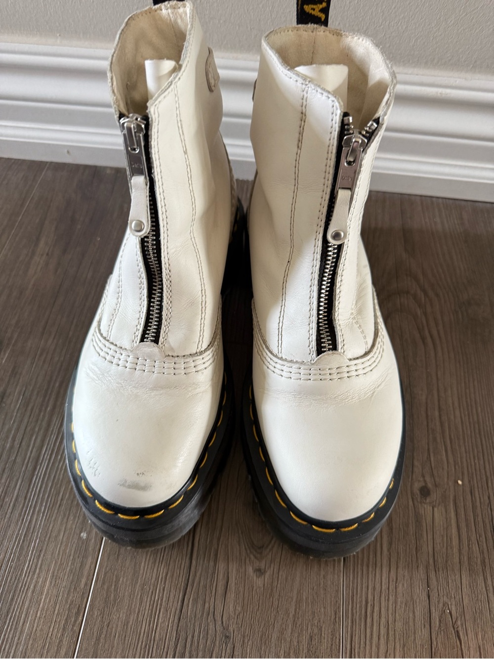 Doc Martens Jetta Leather Platform Boots Size 8 - Picture 3 of 8